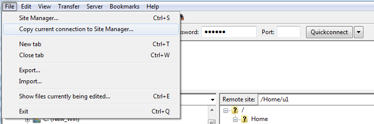 CompleteFTP: Connecting to CompleteFTP with Filezilla