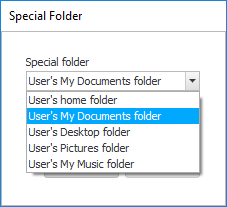 Add Root Windows Special Folder