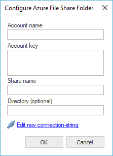 CompleteFTP: Azure Share Folders