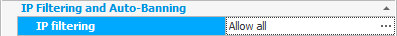 IP filtering